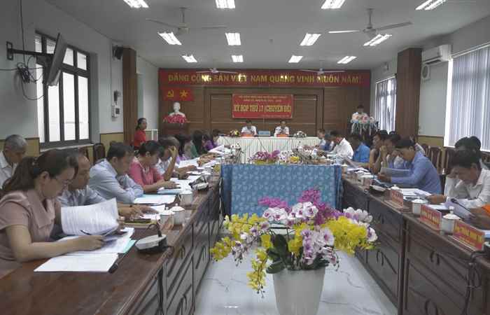  HĐND huyện Châu Thành tổ chức kỳ họp chuyên đề